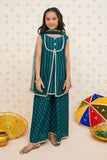 Modest - Girl 3 Piece Cotton Lawn Suit - Green | 9530