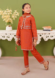Modest - Khaddar Embroidered Suit For Girl - Brown - 3 Piece