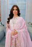 Reema Ahsan - Ayla - Lawn & Chiffon - Pastel pink - 3 Piece
