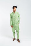 Deepak & Fahad - BAL-M001 - Pistachio Green - Woven Cotton - 2 Piece