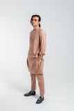 Deepak & Fahad - BAL-M005 - Coffee Pink - Woven Cotton - 2 Piece