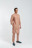 Deepak & Fahad - BAL-M005 - Coffee Pink - Woven Cotton - 2 Piece