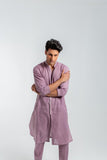 Deepak & Fahad - BAL-M006 - Lavender - Woven Cotton - 2 Piece