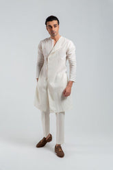 Deepak & Fahad - BAL- M10 - Off White - Woven Cotton - 2 Piece