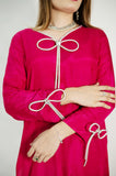 Alifyay - Fucia Pink - Cotton Silk - 3 Piece