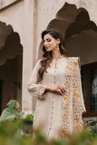 Natasha Kamal - BISQUE - beige - Silk & Chiffon - 3 Piece
