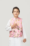 Cheeco Chic - BPFWC24 - pink - floral raw silk - waistcoat - 1 piece