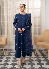 Laleen Bandhan Suit Blue 3 Piece