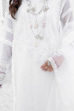 Laleen - Barg-White Cotton Silk Suit For Women - White - 3 Piece