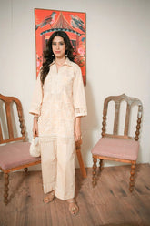 Leon - ELLA BEIGE - Lawn & Cotton - 2 Piece