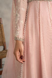 Laleen - Blair Cotton Silk Frock For Women - Powder Pink - 3 Piece