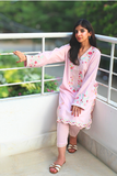 Nazia and Parisa - Blossom - Pink - Lawn - 2 Piece