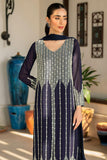 hina khawaja in Natasha Kamal - Britt - navy - Georgette lined with crepe de chin - 3 Piece