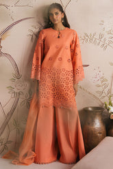 Cross Stitch - PORCELAIN MELODY - CHIKANKARI - 3 Piece - Unstitched