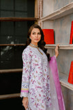 Reema Ahsan - Camellia - Lawn & Organza - Grey - 3 Piece