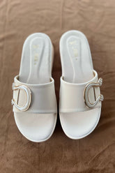 MILLI SHOES - Casual Slides - White