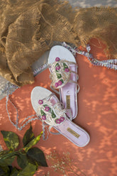 chapter 13 - Chappals | Mehfil Patta - Silver - Chappals