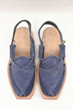 AlifYay Men Charsadda Blue Peshawri Chappal AY FW11