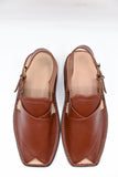 AlifYay Men Charsadda Brown Peshawri Chappal AY FW12