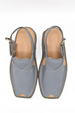 AlifYay Men Charsadda Grey Peshawri Chappal AY FW13