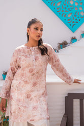Sadia Aamir - Cherry Blossam - Printed - Crinkle Silk Lawn - 1 Piece