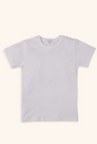 Hummingbirdspk - Classic White Cotton T Shirt with Logo - 1 Piece