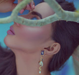 Shaista Jewelry - Blue Bells Earrings