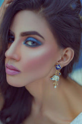 Shaista Jewelry - Blue Bells Earrings