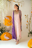 Shehrnaz - Leni Blush Anarkali Set - SHK-1563 - Tea pink - Chiffon - 3 Piece