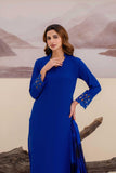 Natasha kamal - Mabel - Cobalt Blue - Georgette - 3 Piece