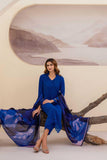 Natasha kamal - Mabel - Cobalt Blue - Georgette - 3 Piece