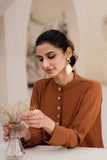 Natasha kamal - Honey - Mustard Brown - Georgette - 3 Piece