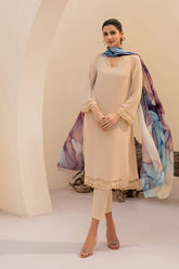 Natasha kamal - Magnolia - Nude - Georgette - 3 Piece