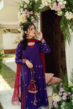 Omal by Komal - Malaika - Purple - 3 Piece