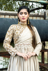 Syah - Hand-Done Adda Work Dress - Silk - 1 Piece