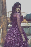Syah - Ball Gown - Net - Purple - 1 Piece