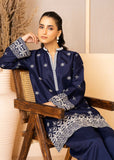 Allure by IH - JESSICA - Navy Blue - Raw Silk - 2 Piece