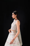 Malook - Sheesh Mahal - White & Pastels - Lehenga - 3 Piece - Studio by TCS