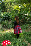 Hummingbirdspk - The Red Riding Tartan Skirt - 1 Piece