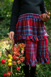 Hummingbirdspk - The Red Riding Tartan Skirt - 1 Piece