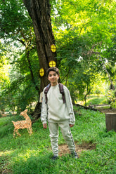 Hummingbirdspk - Heather Grey Sweat Shirt & Pants - Cotton - 2 Piece