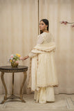 Sadia Aamir - Minara - Ivory - Paper Cotton - 3 Piece