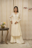 Sadia Aamir - Minara - Ivory - Paper Cotton - 3 Piece