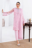 Fozia Khalid - GULAB - Organza & Raw Silk - Pink - 4 Piece