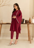 Allure by IH - AZME - Maroon - Thai Silk - 2 Piece