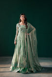 Malook - Feroza - green - silk - 3 Piece