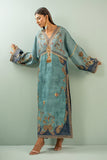 Shamaeel - Teal Heritage - Viscose Silk/Cotton Silk