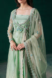Malook - Feroza - green - silk - 3 Piece