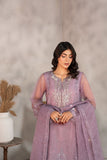 Laleen - Azure Organza Suit For Women - Lalic - 3 Piece