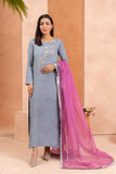 Allure by Ih - ZADE - Grey - Raw Silk - 3 Piece